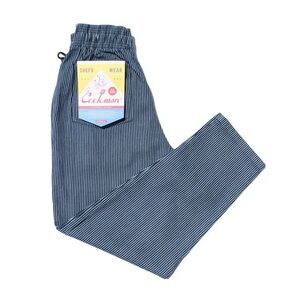 Cookman Striped Chef Pants Striped Denim NWOT